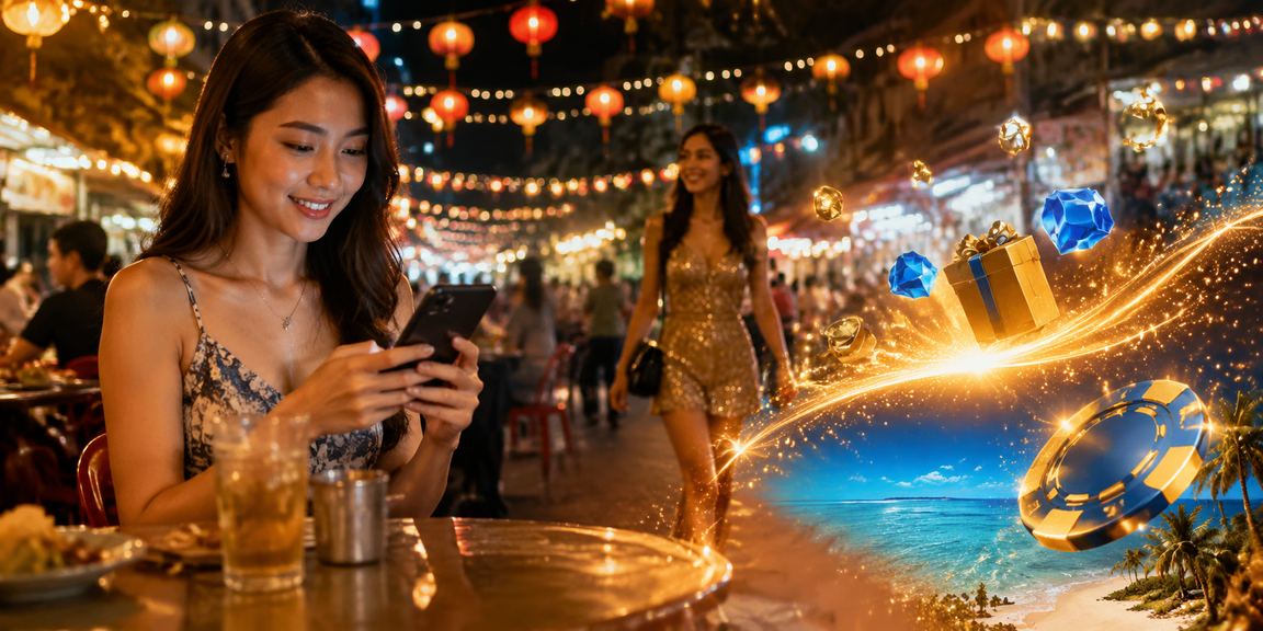 Pengguna Kuala Lumpur mengakses loteri dalam talian melalui telefon bimbit