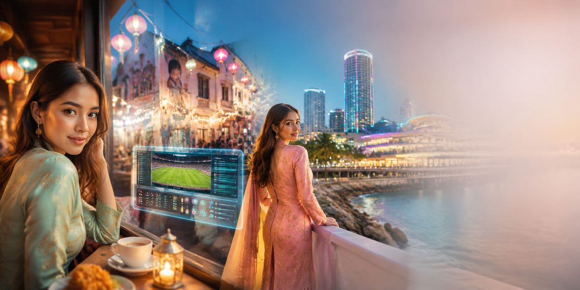Suasana pertaruhan bola sepak sempena Hari Raya di Pulau Pinang